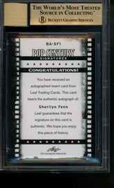 2011 Pop Century Signatures Autograph Sherilyn Fenn Auto #BASF1 BGS 9.5